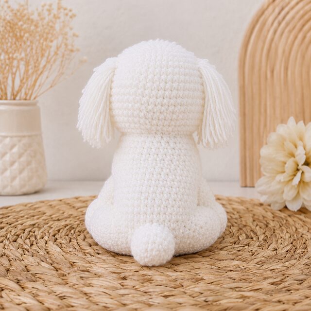 Bichon Frise Crochet Pattern PDF, Bichon Amigurumi Dog Pattern, White Puppy Digital Download - Image 3
