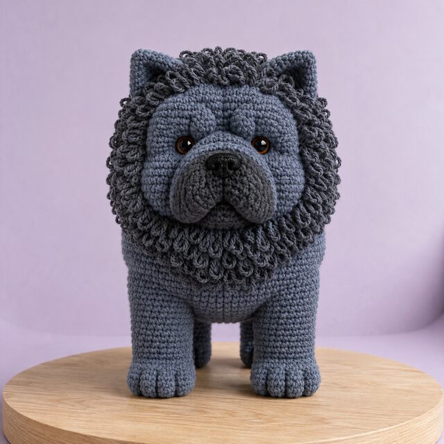 Chow Chow Crochet Pattern - Amigurumi Dog PDF