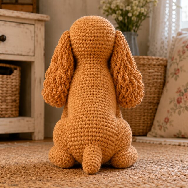 Cocker Spaniel Crochet Pattern PDF, Elegant Dog Amigurumi, Realistic Spaniel Tutorial, Digital Download - Image 3